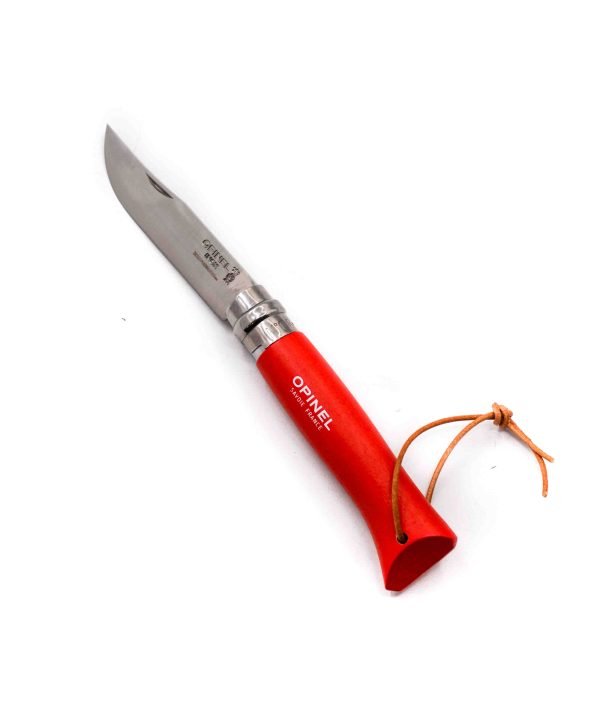 Opinel N8 Rosso -coltellipersonalizzati.com