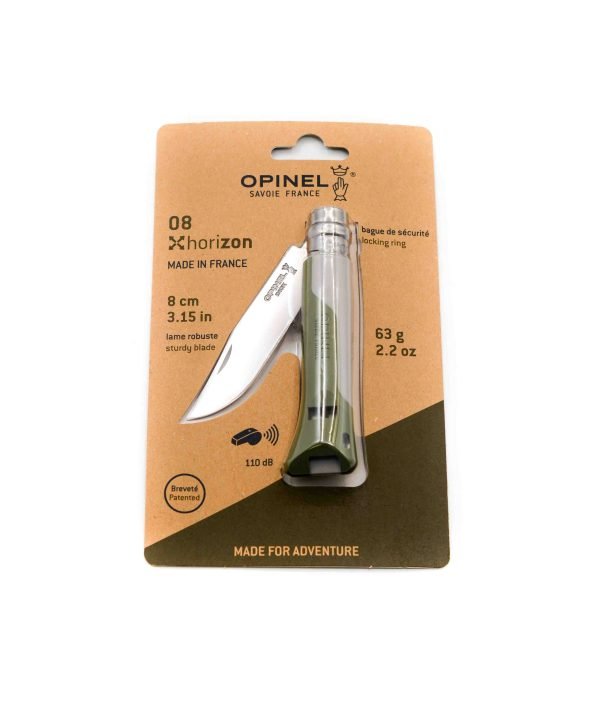 Opinel N8 Horizon Kaki -coltellipersonalizzati.com