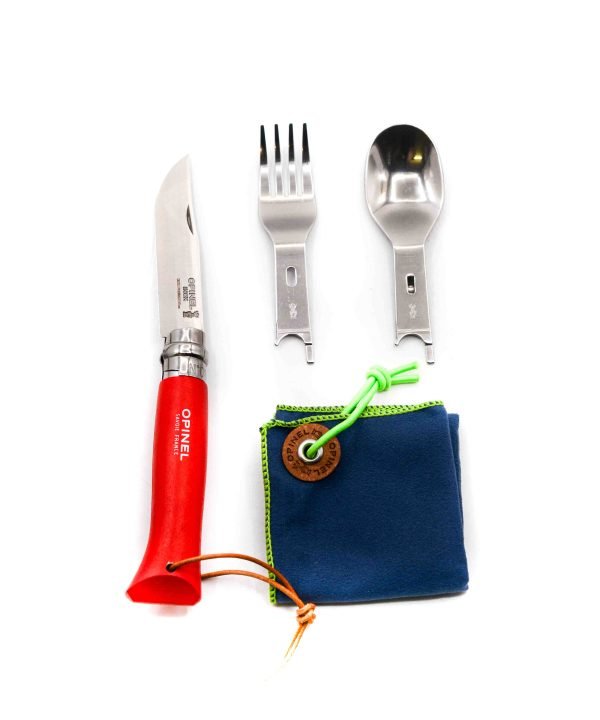 Opinel PicNic Kit Completo Rosso-coltellipersonalizzati.com
