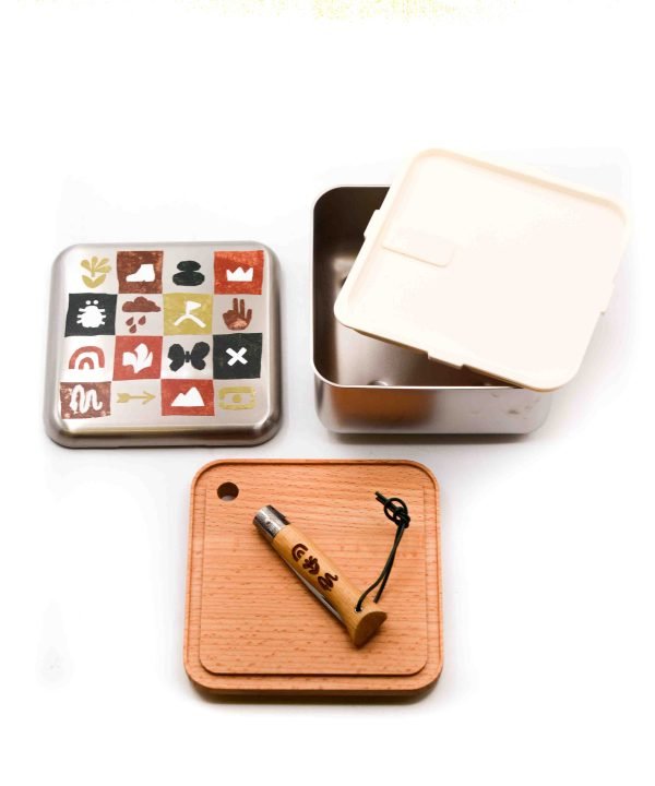 Opinel Mombento Box Tagliere con Néo6 Faggio-coltellipersonalizzati.com