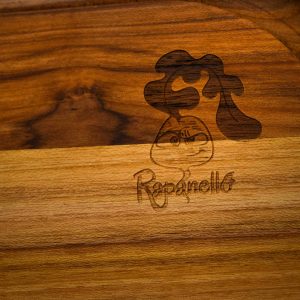 Stolf Elegance Culinary Tagliere in Teak 40 x 28cm Rapanello-coltellipersonalizzati.com