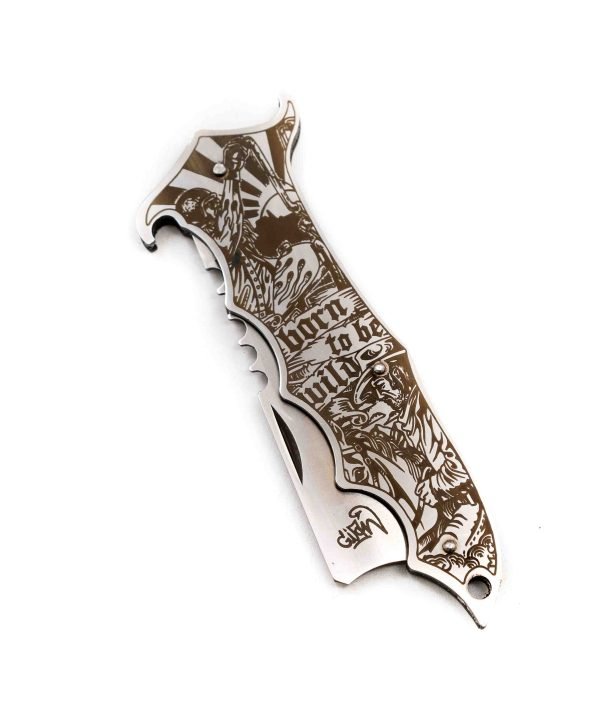 M.F. Born be to wild con Fodero-coltellipersonalizzati.com