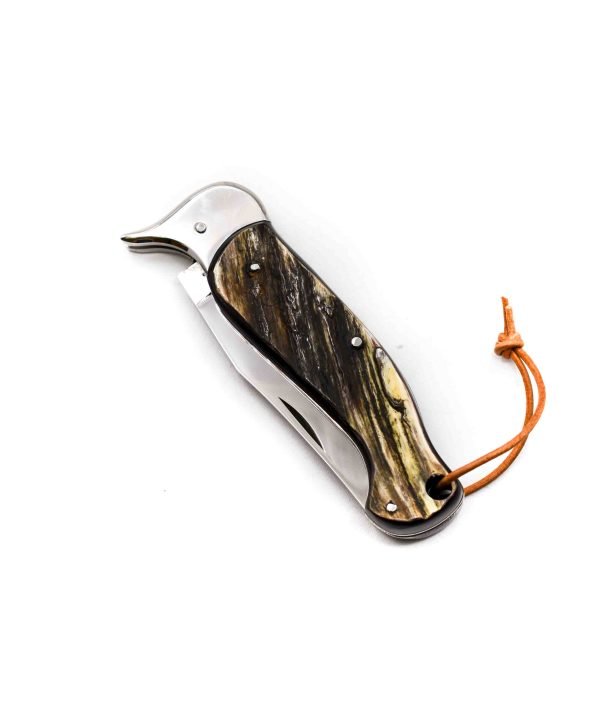 M.F. Germano Reale t. INOX Corno Antico -coltellipersonalizzati.com